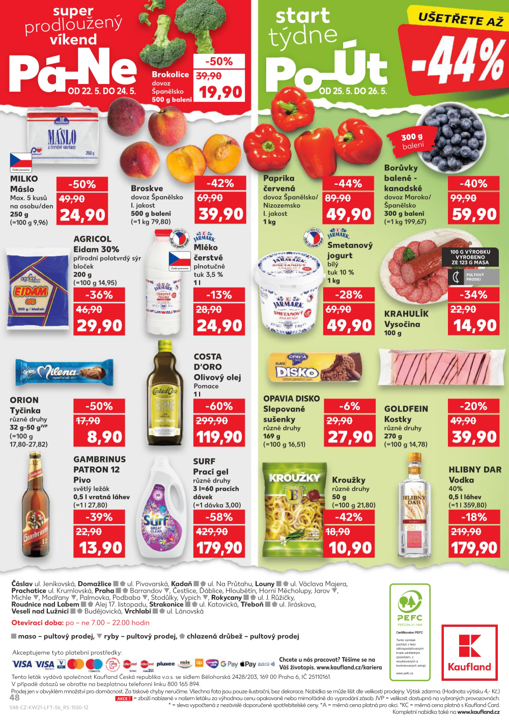Leták Kaufland leták Praha 8 - Libeň - strana 48