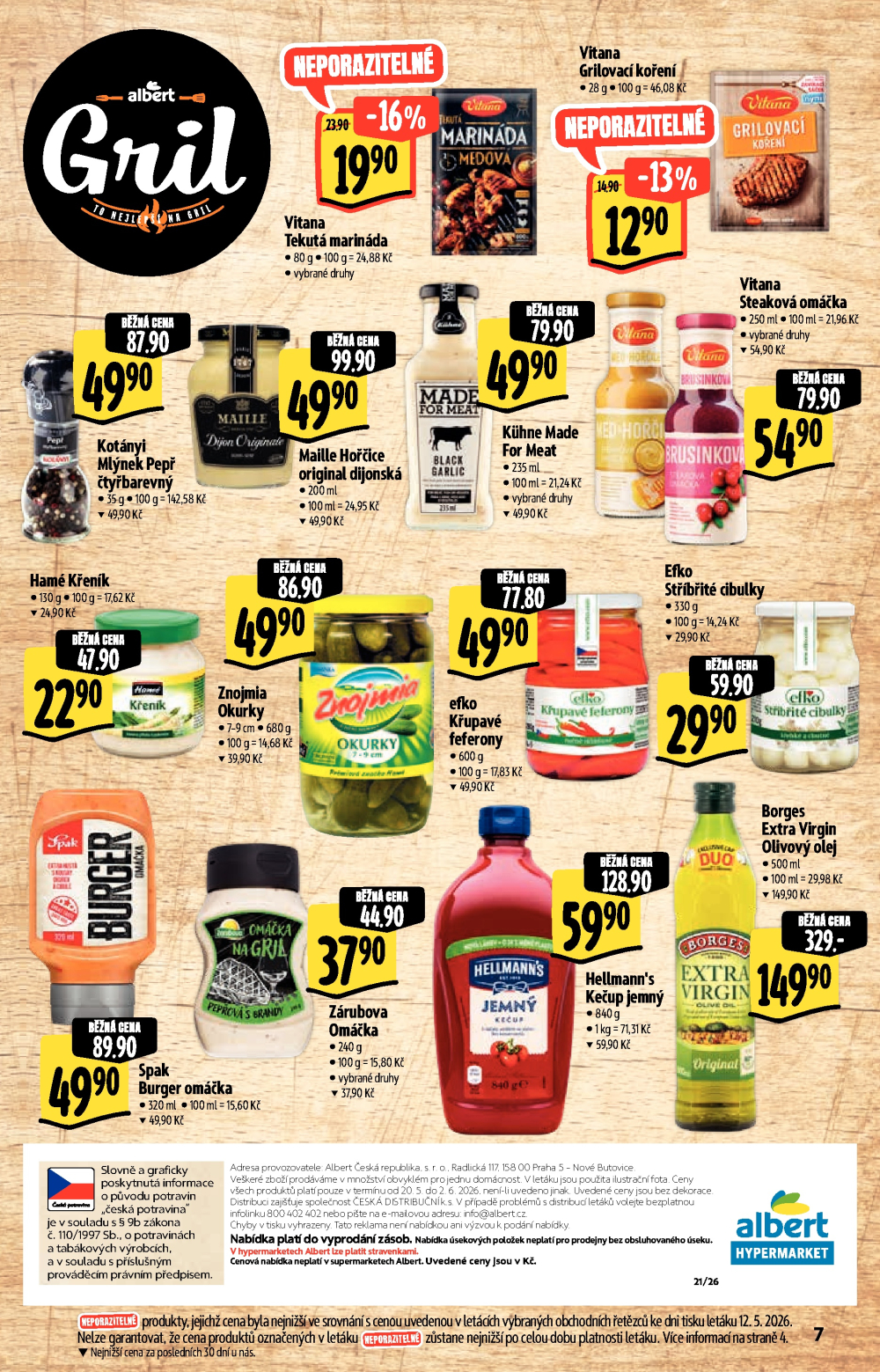 Leták Albert Hypermarket - Akční katalog - strana 7