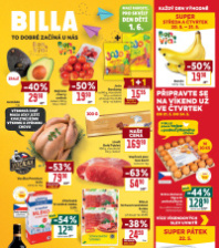 Akční leták BILLA velký 