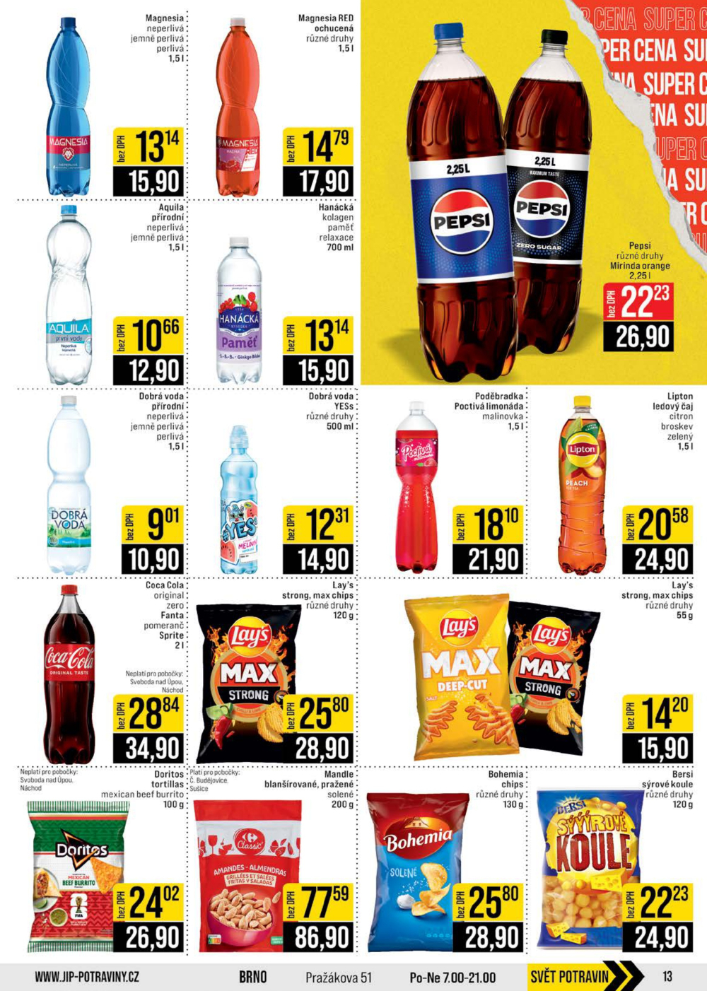 Leták JIP leták CC Cash & Carry - České Budějovice, Most, Náchod, Svoboda nad Úpou, Sušice - strana 13