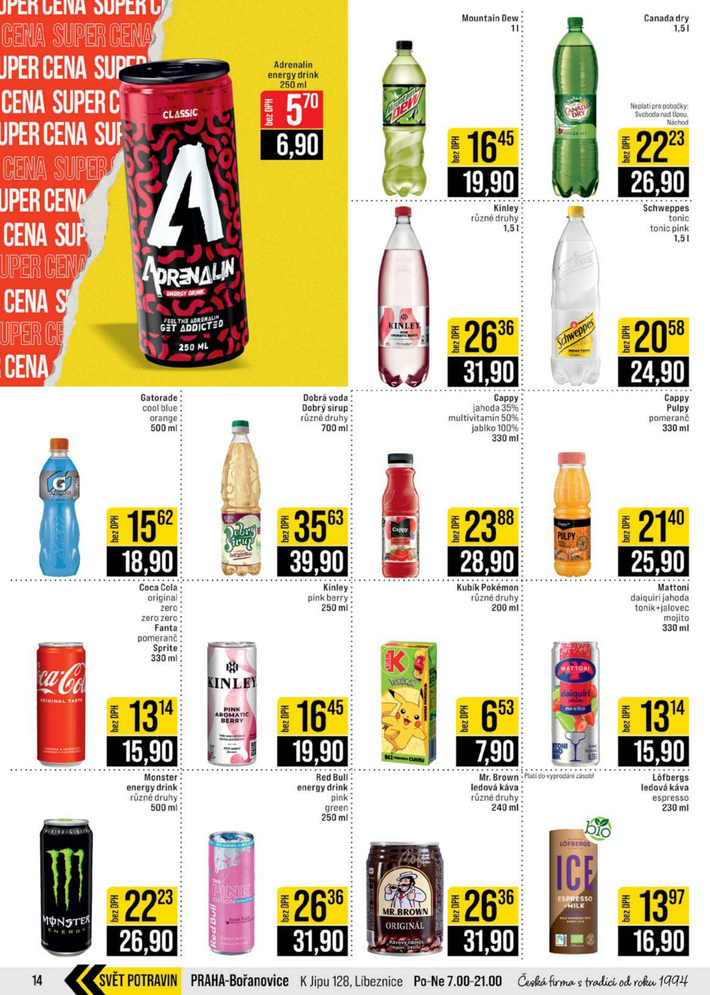 Leták JIP leták CC Cash & Carry - České Budějovice, Most, Náchod, Svoboda nad Úpou, Sušice - strana 14