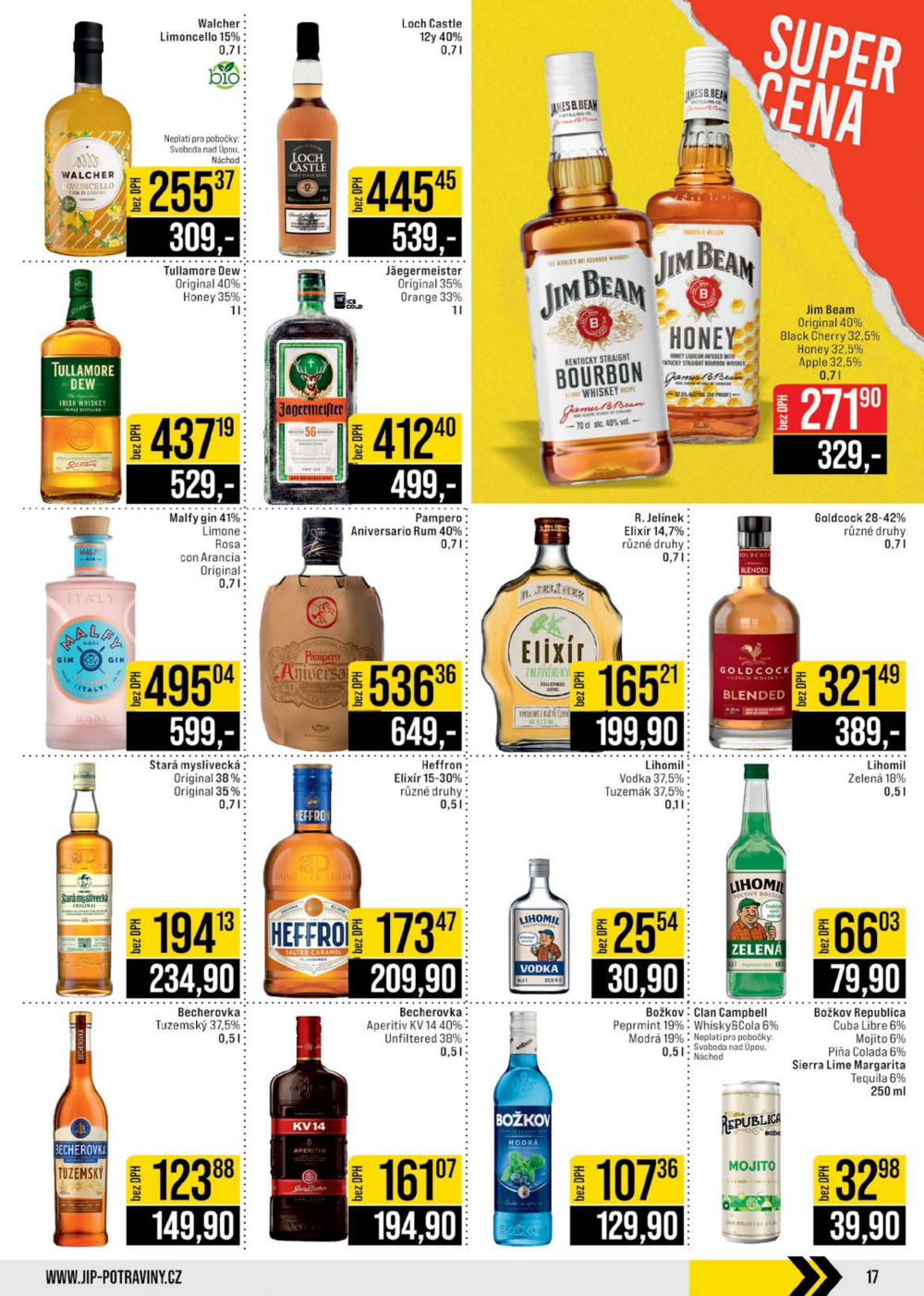 Leták JIP leták CC Cash & Carry - České Budějovice, Most, Náchod, Svoboda nad Úpou, Sušice - strana 17