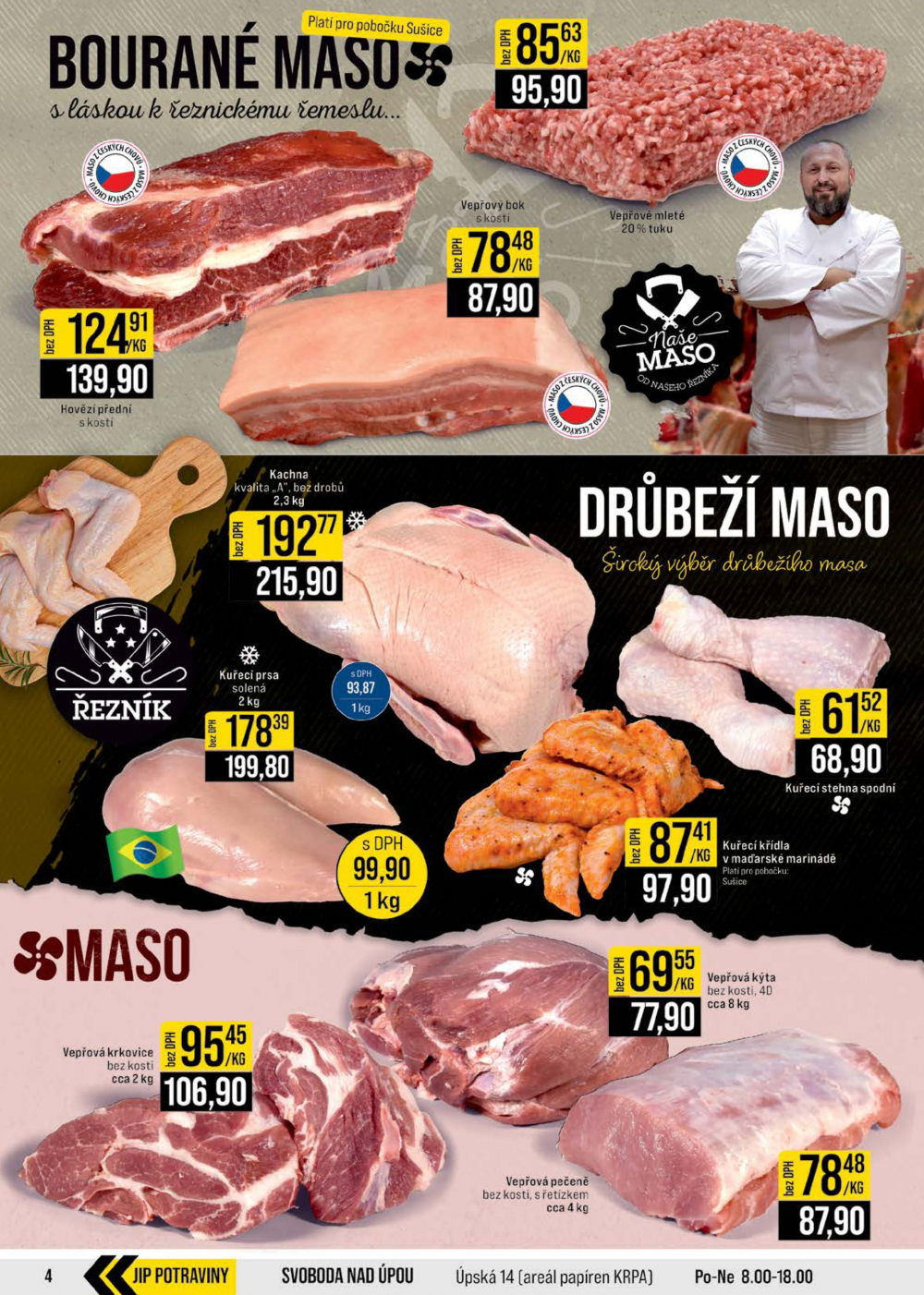 Leták JIP leták CC Cash & Carry - České Budějovice, Most, Náchod, Svoboda nad Úpou, Sušice - strana 4