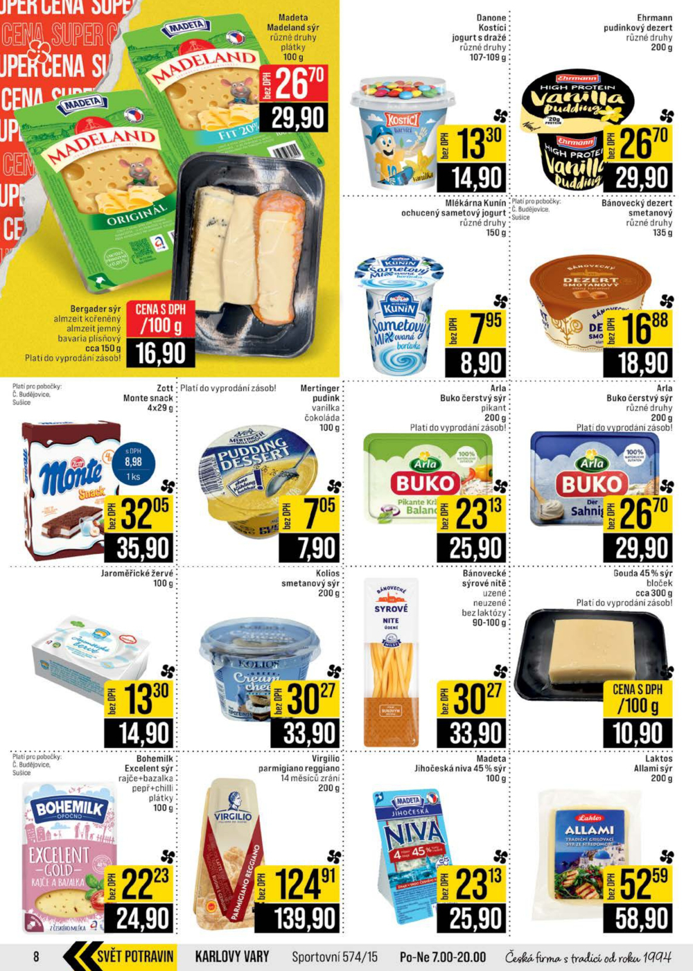 Leták JIP leták CC Cash & Carry - České Budějovice, Most, Náchod, Svoboda nad Úpou, Sušice - strana 8
