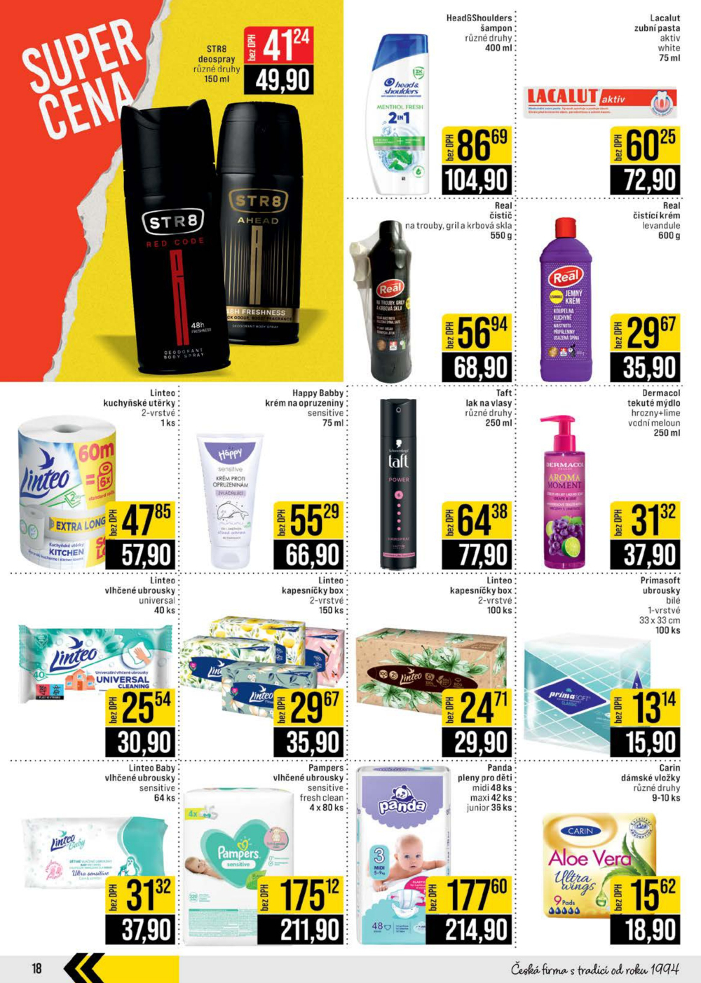 Leták JIP leták CC Cash & Carry - Brno, Ostrava, Praha, Polička, Olomouc, Karlovy Vary, Zlín, Jilemnice, Pardubice - strana 18
