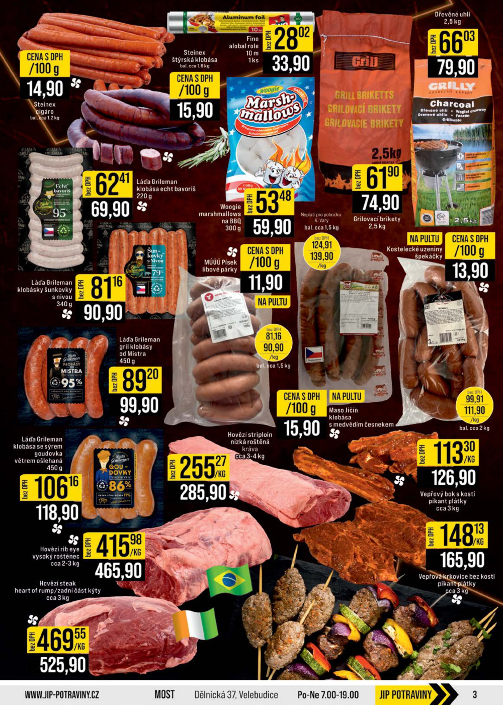 Leták JIP leták CC Cash & Carry - Brno, Ostrava, Praha, Polička, Olomouc, Karlovy Vary, Zlín, Jilemnice, Pardubice - strana 3