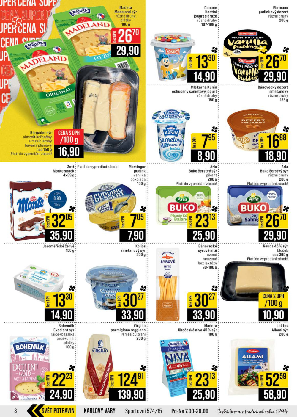 Leták JIP leták CC Cash & Carry - Brno, Ostrava, Praha, Polička, Olomouc, Karlovy Vary, Zlín, Jilemnice, Pardubice - strana 8