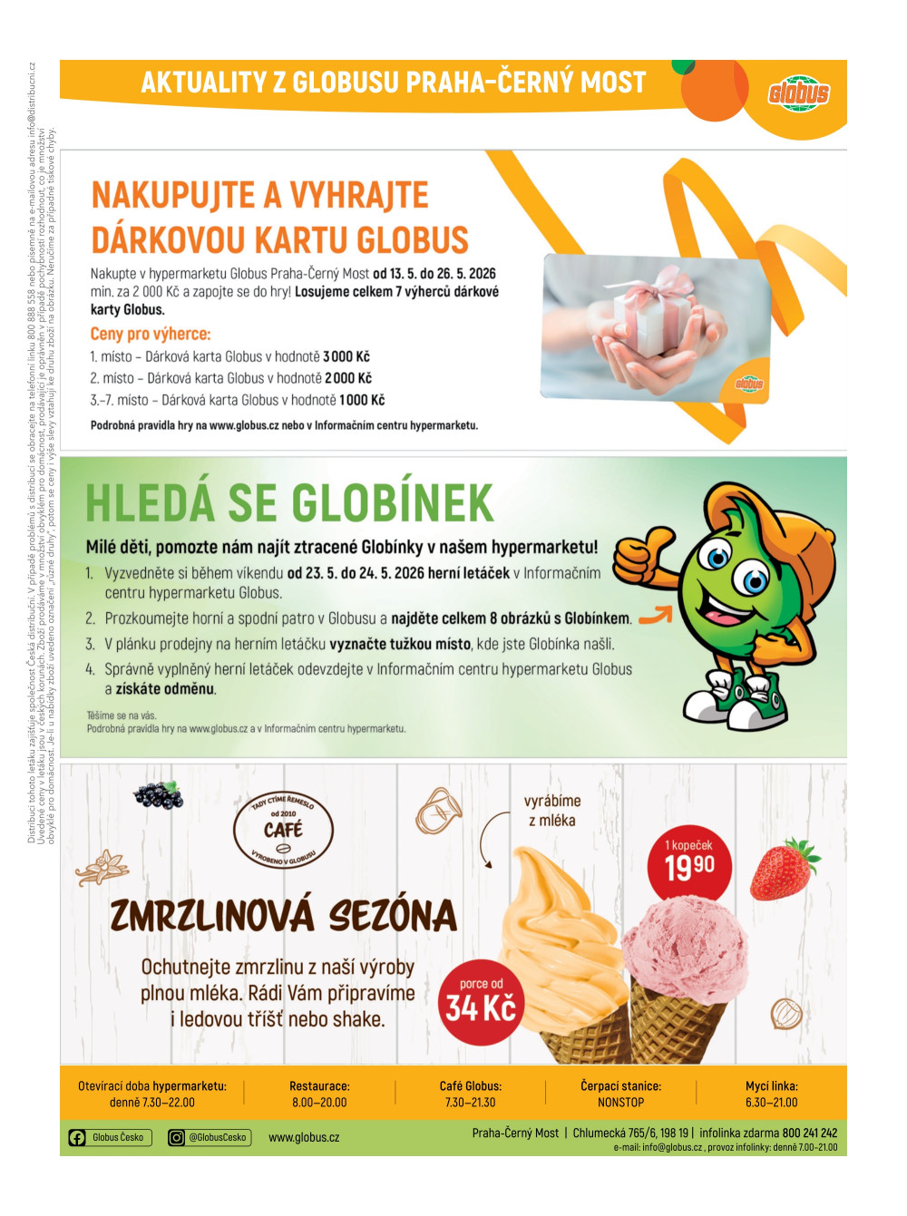 Leták Globus leták Praha - Černý Most - strana 43