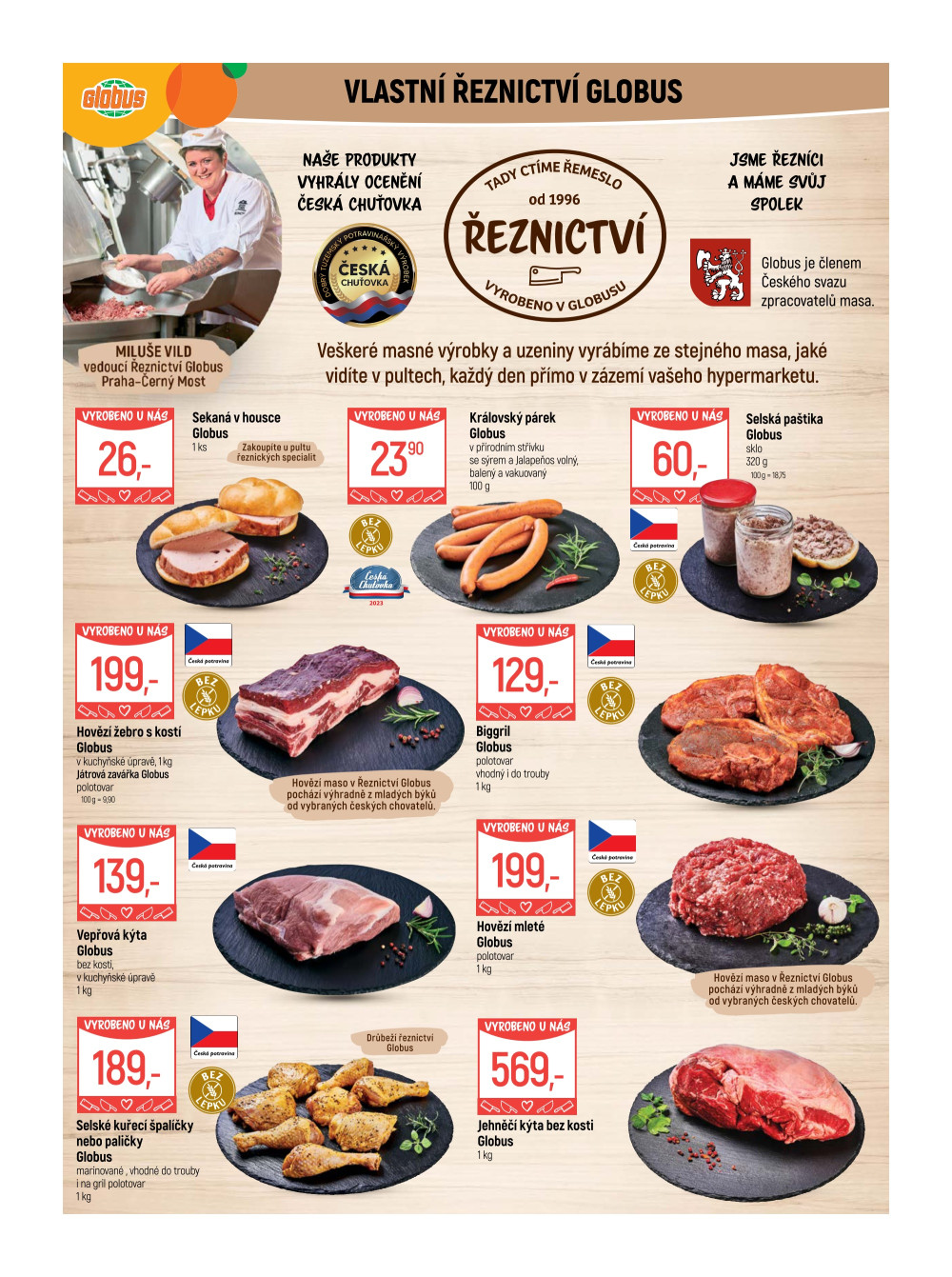 Leták Globus leták Praha - Černý Most - strana 5