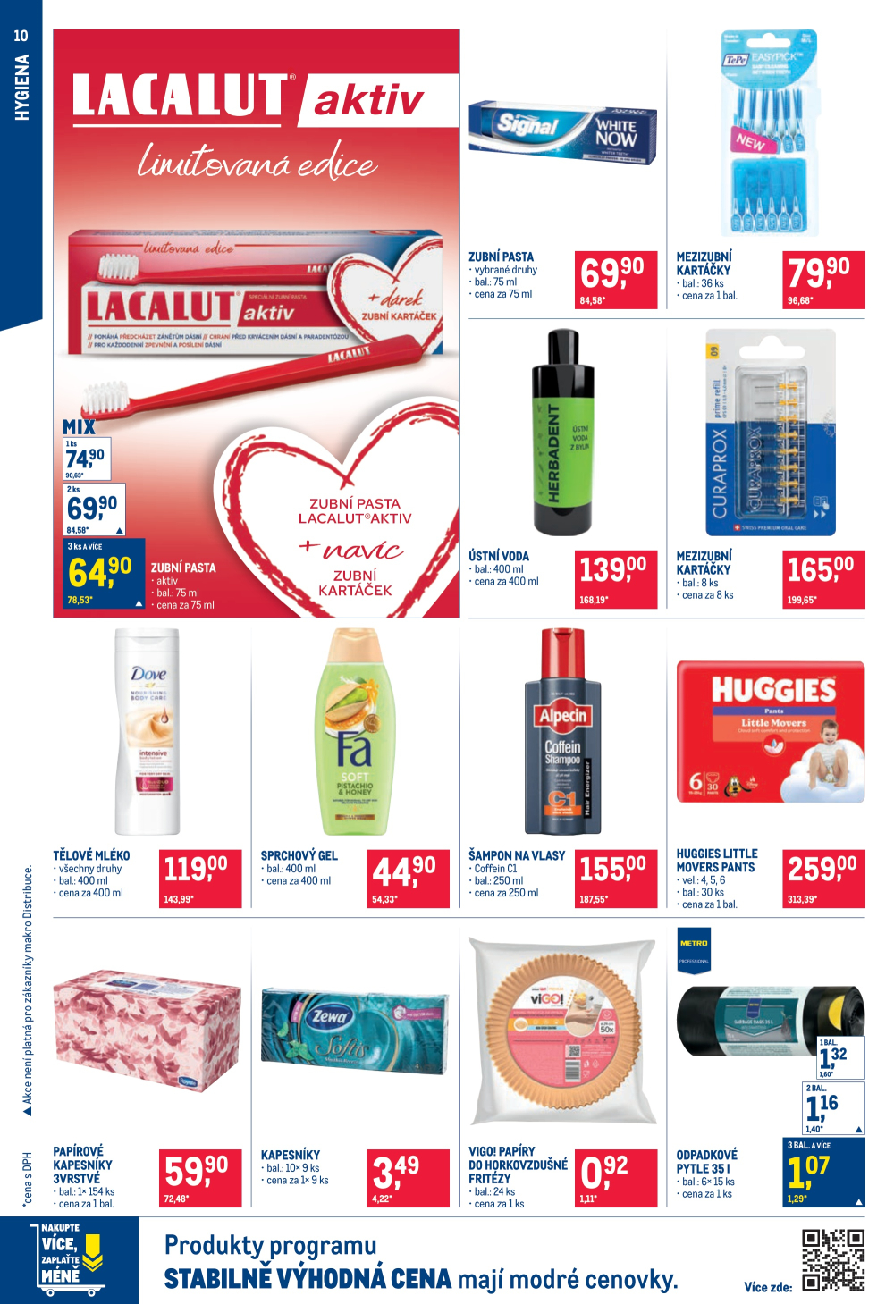 Leták Makro leták - Spotřební zboží, úklid, kosmetika - strana 10