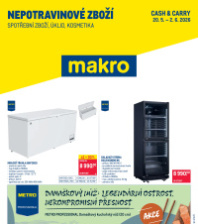 Akční leták Makro  - Spotřební zboží, úklid, kosmetika