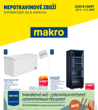 Akční leták Makro  - Spotřební zboží, úklid, kosmetika
