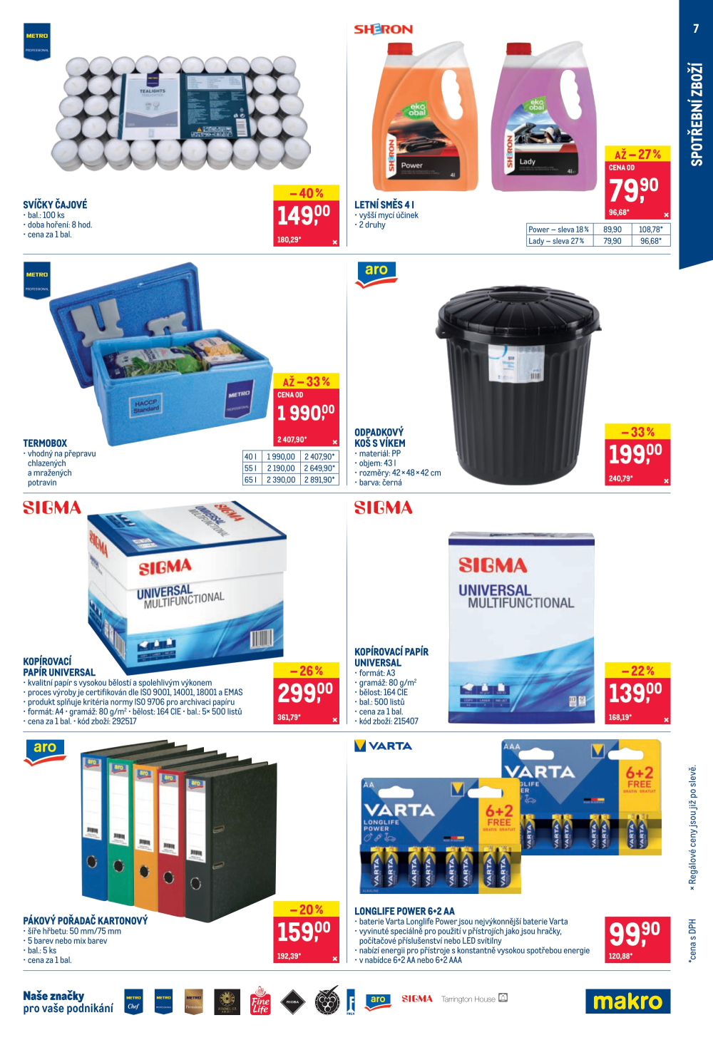 Leták Makro leták - Spotřební zboží, úklid, kosmetika - strana 7