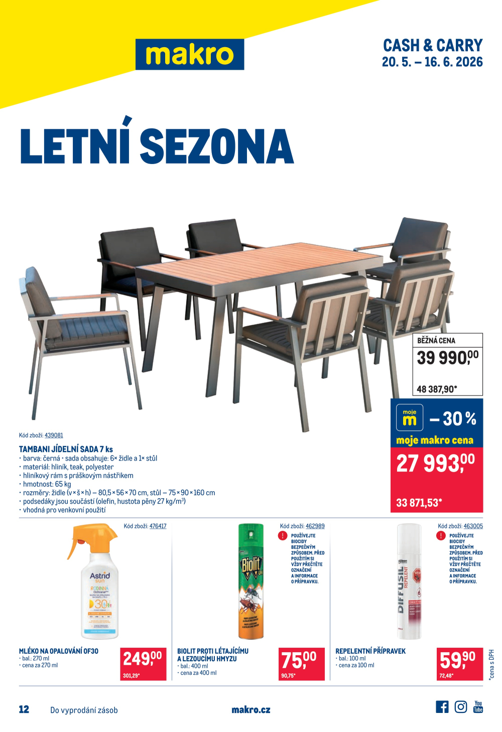 Leták Makro leták - Letní sezóna - strana 1