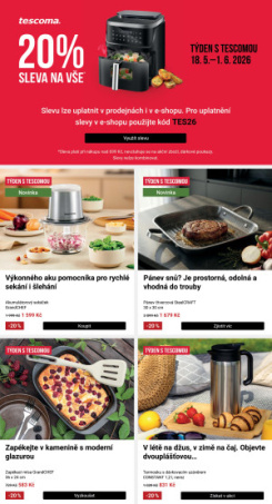 Tescoma leták - Týden s Tescomou