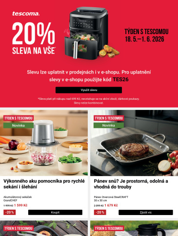 Tescoma leták - Týden s Tescomou