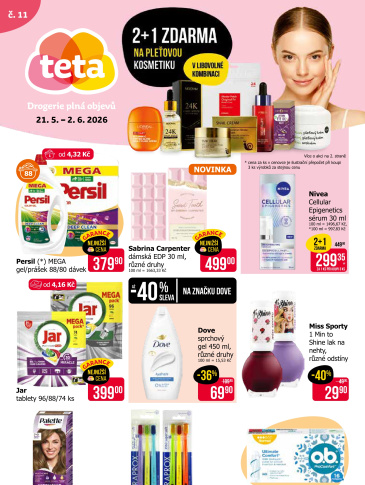 Teta drogerie leták