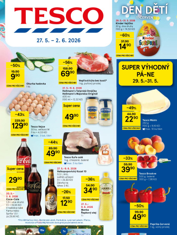 Tesco hypermarket leták