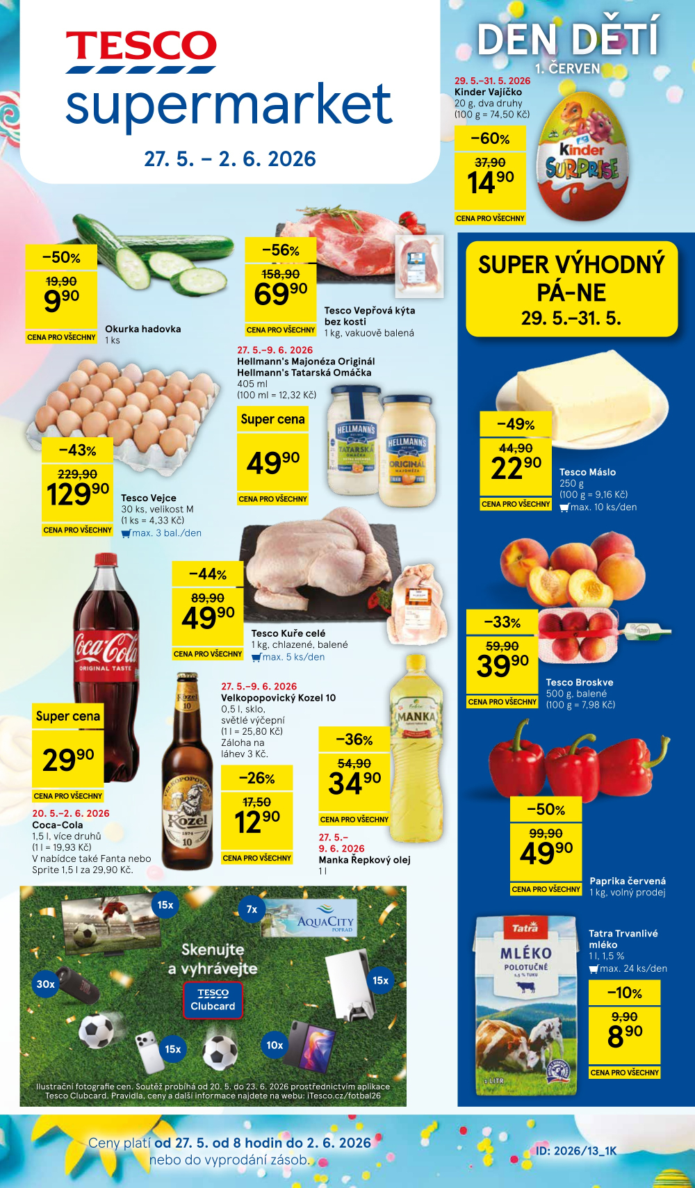 Leták Tesco supermarket leták - strana 1