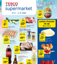 Akční leták Tesco supermarket 
