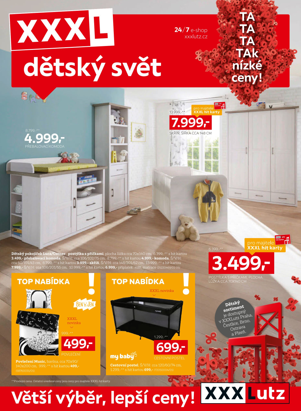 Leták XXXLutz leták - Dětský svět - strana 1