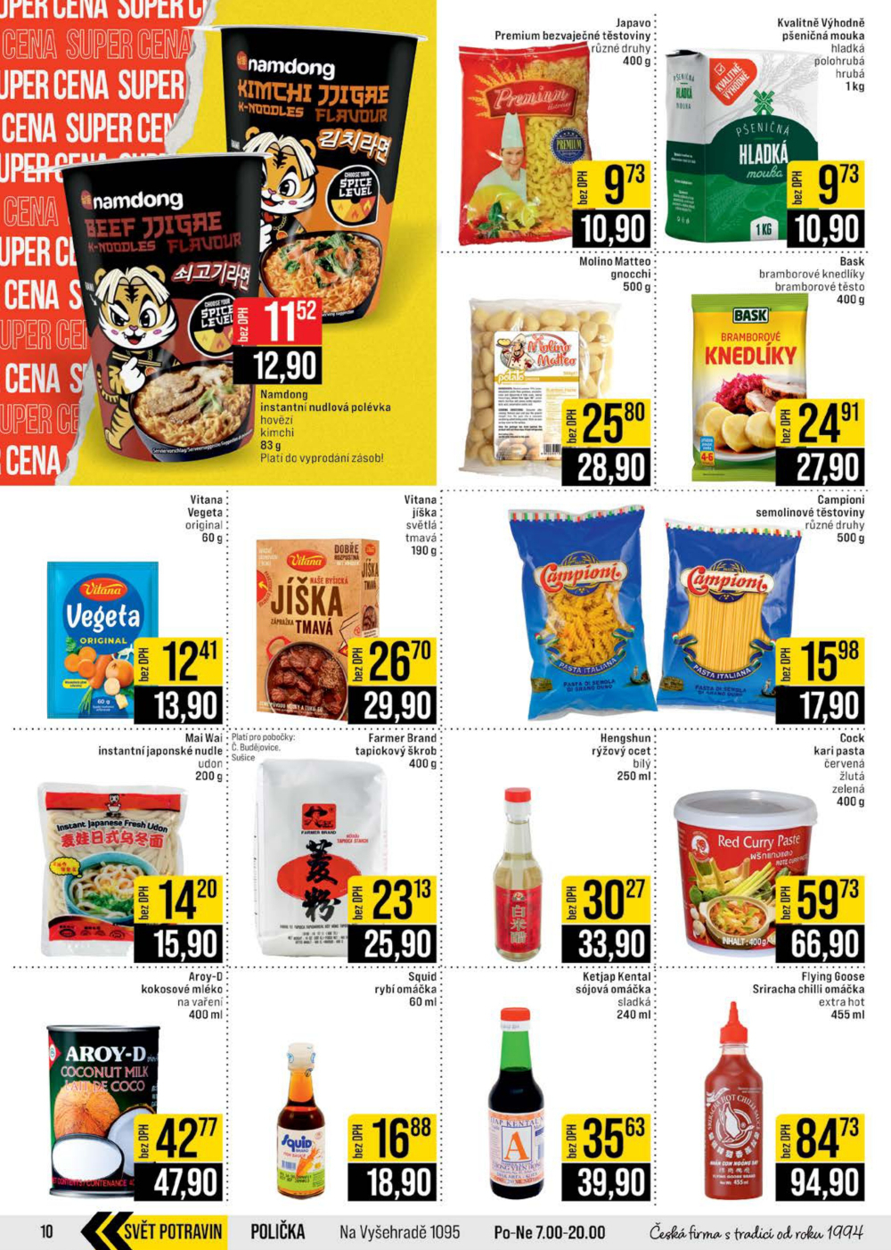 Leták JIP leták CC Cash & Carry - České Budějovice, Most, Náchod, Svoboda nad Úpou, Sušice - strana 10