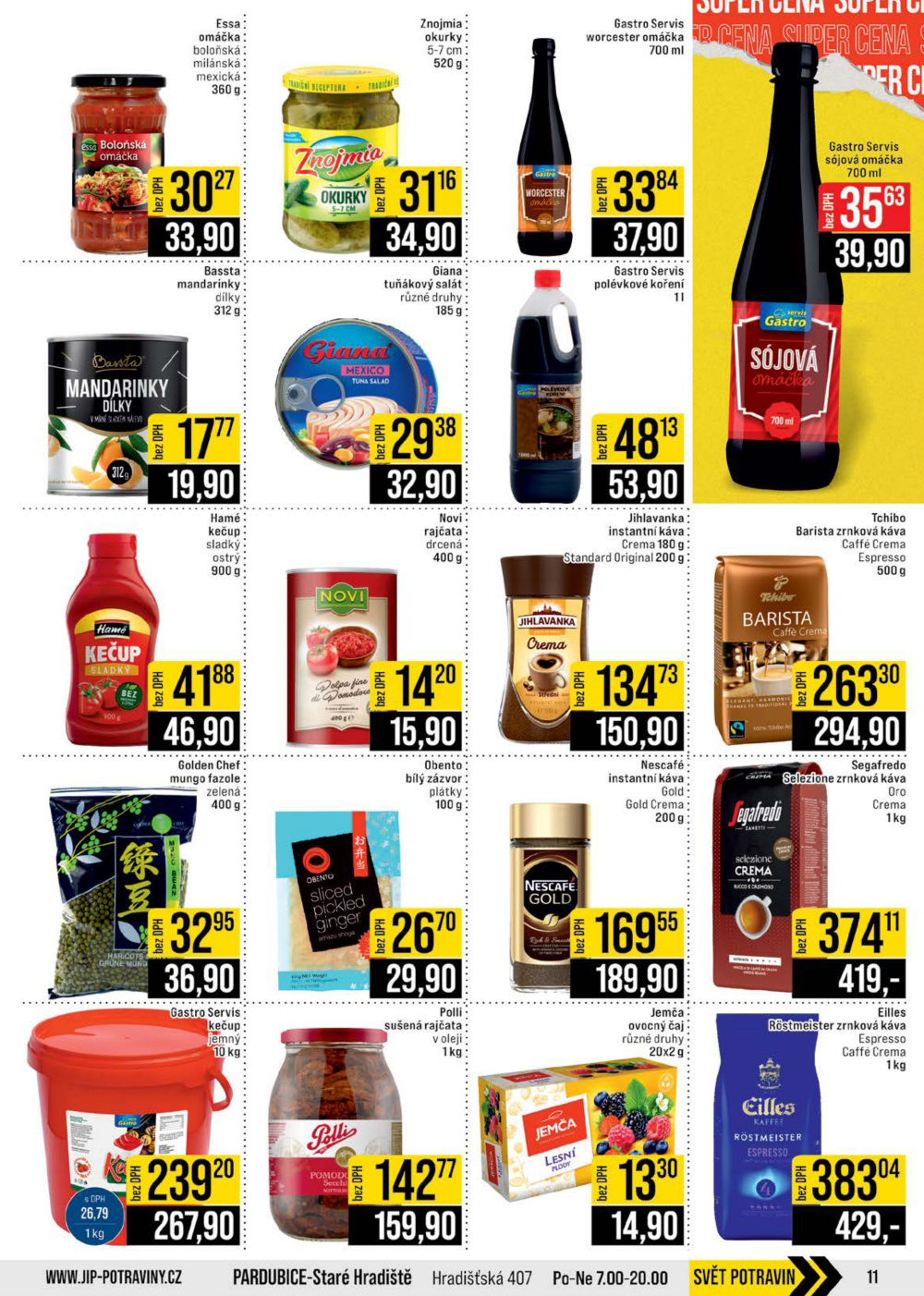 Leták JIP leták CC Cash & Carry - České Budějovice, Most, Náchod, Svoboda nad Úpou, Sušice - strana 11