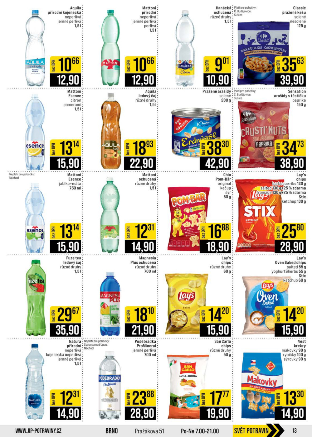 Leták JIP leták CC Cash & Carry - České Budějovice, Most, Náchod, Svoboda nad Úpou, Sušice - strana 13