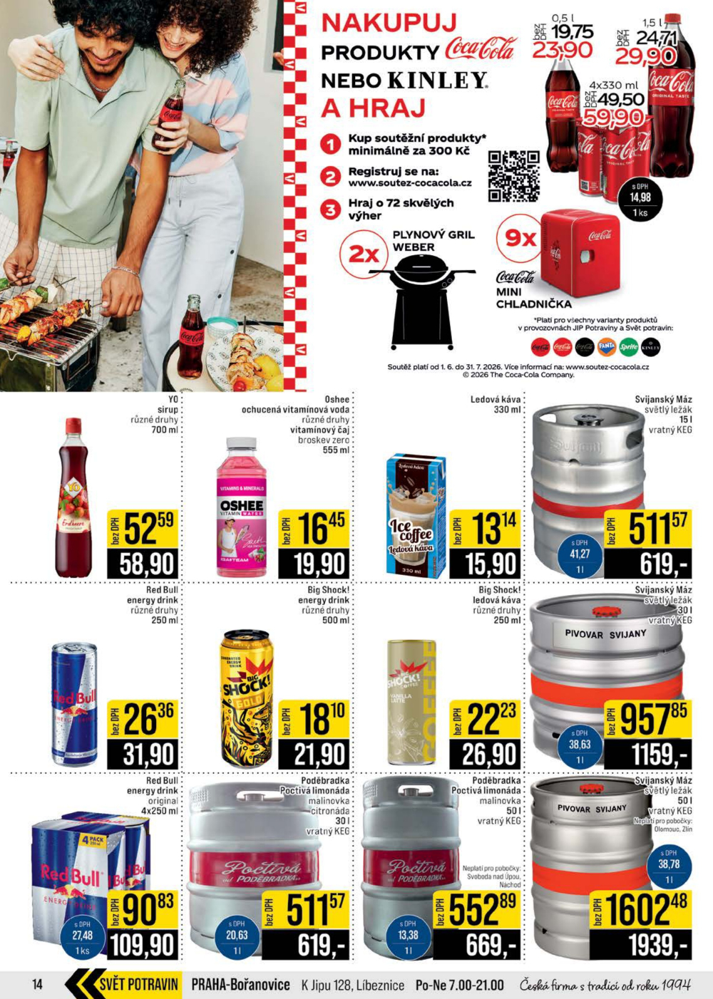 Leták JIP leták CC Cash & Carry - České Budějovice, Most, Náchod, Svoboda nad Úpou, Sušice - strana 14