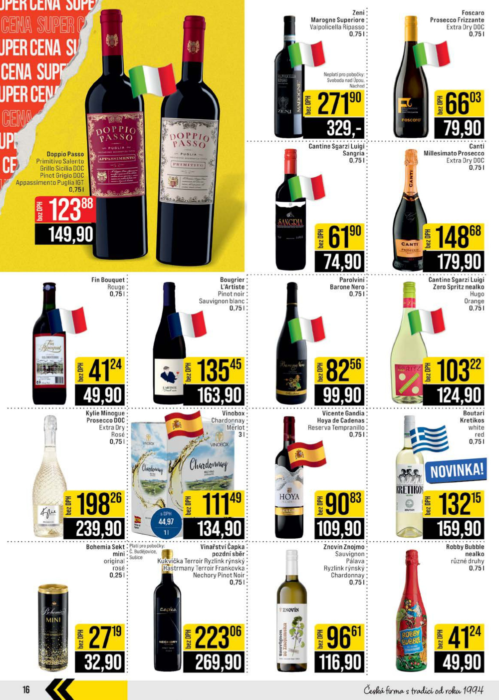 Leták JIP leták CC Cash & Carry - České Budějovice, Most, Náchod, Svoboda nad Úpou, Sušice - strana 16