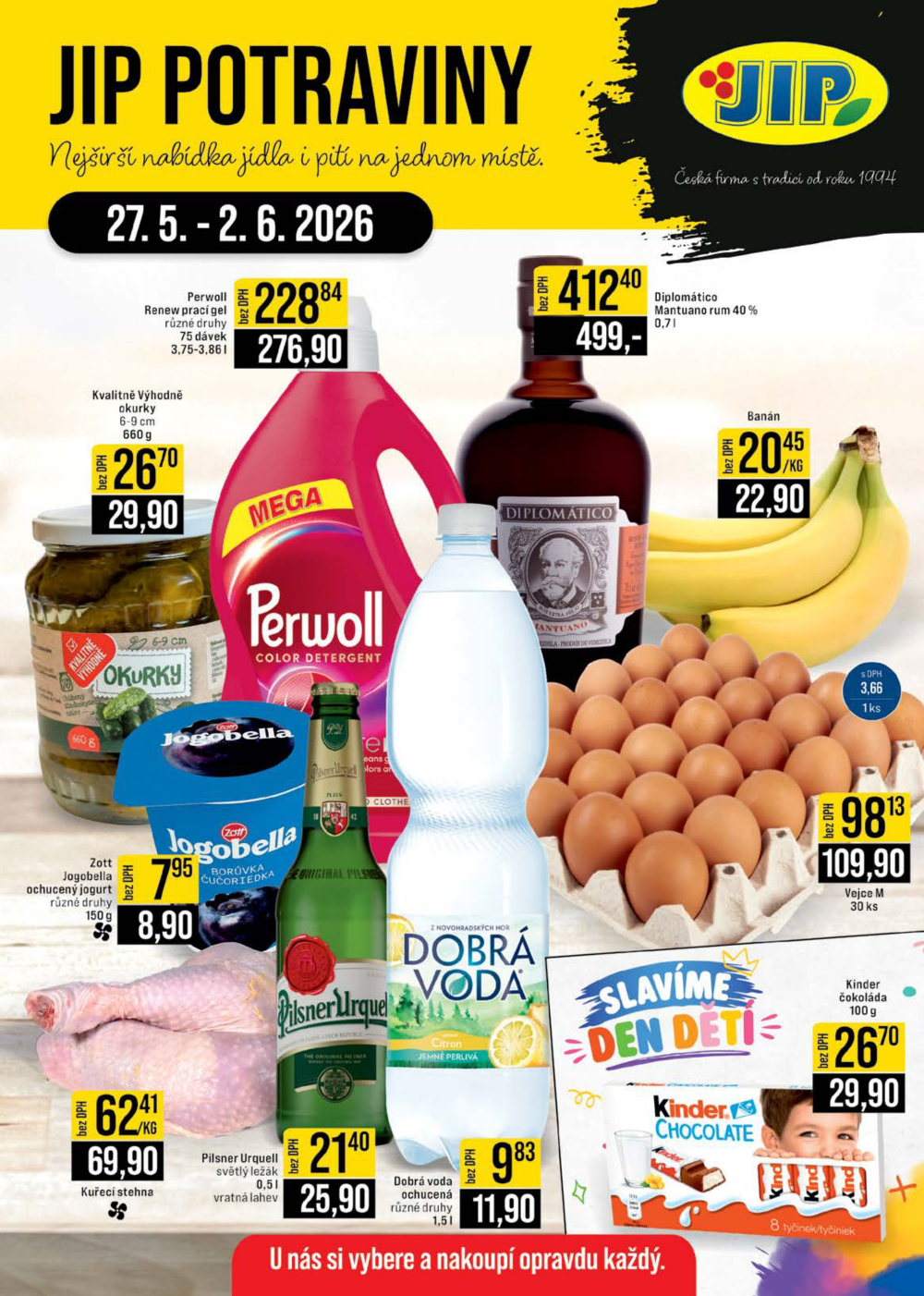 Leták JIP leták CC Cash & Carry - České Budějovice, Most, Náchod, Svoboda nad Úpou, Sušice - strana 1
