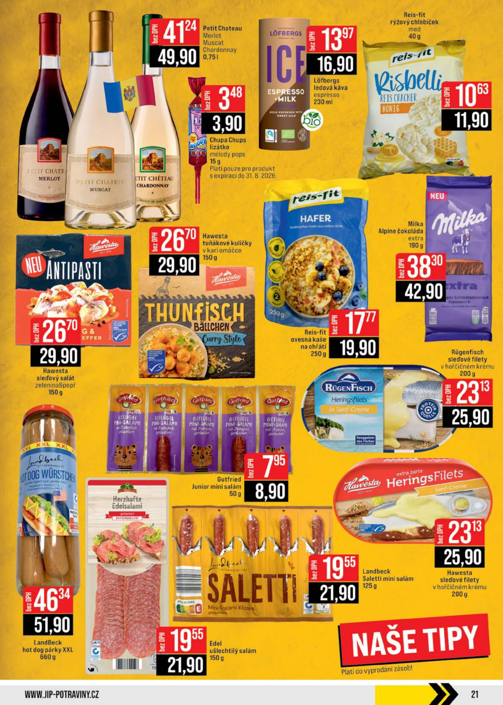 Leták JIP leták CC Cash & Carry - České Budějovice, Most, Náchod, Svoboda nad Úpou, Sušice - strana 21