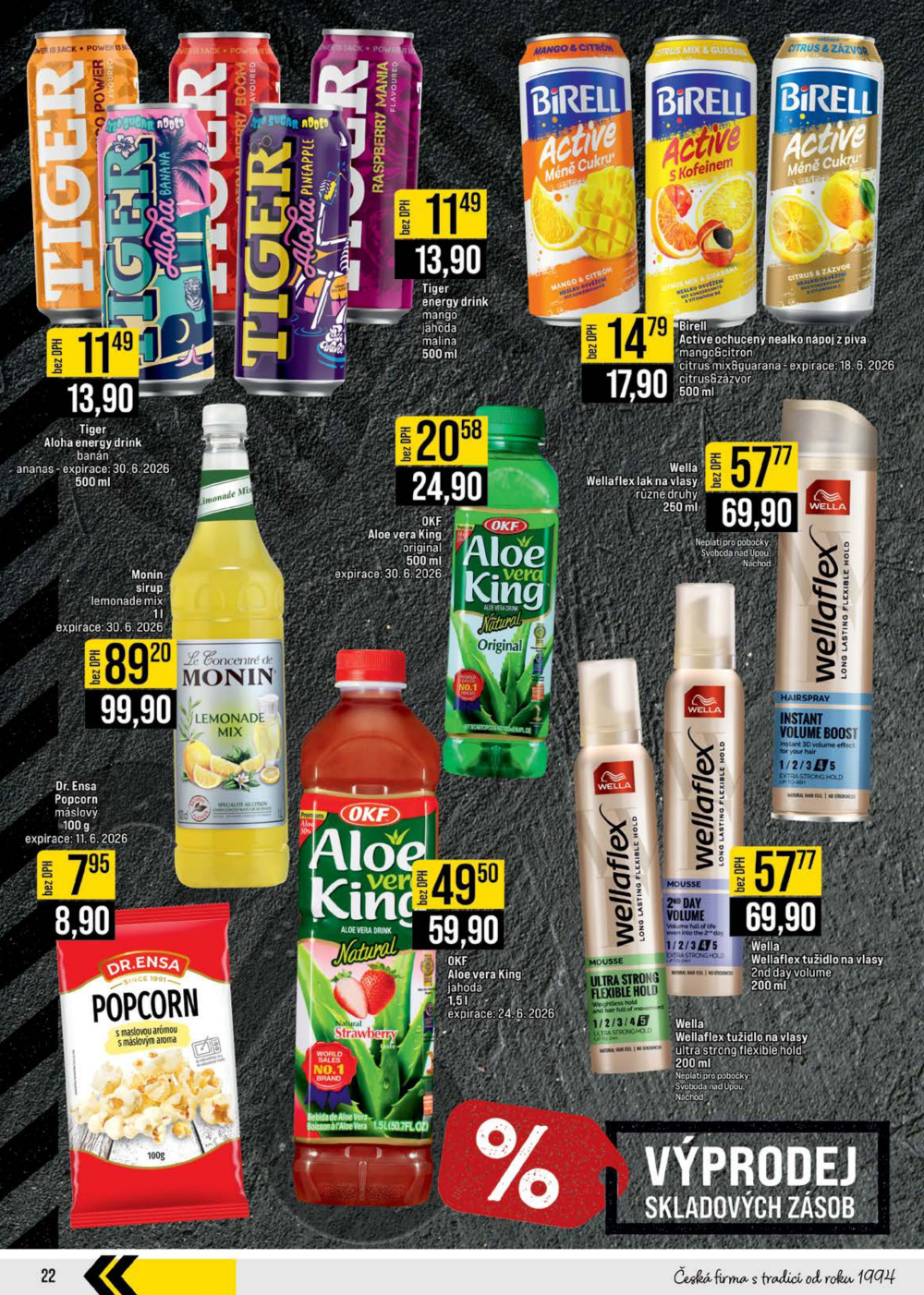 Leták JIP leták CC Cash & Carry - České Budějovice, Most, Náchod, Svoboda nad Úpou, Sušice - strana 22