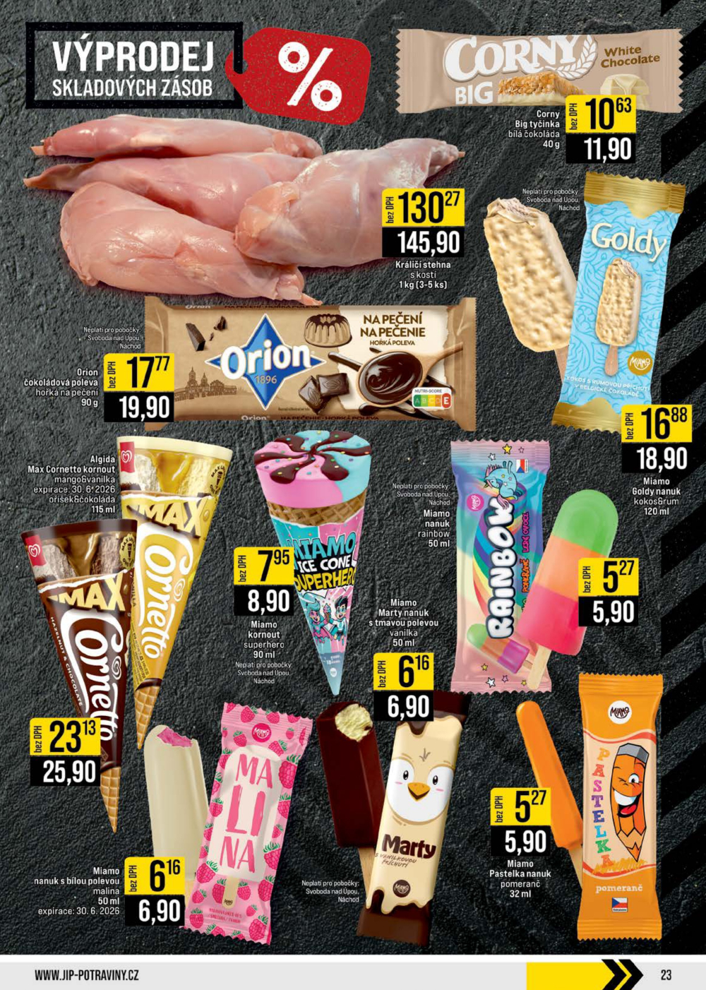 Leták JIP leták CC Cash & Carry - České Budějovice, Most, Náchod, Svoboda nad Úpou, Sušice - strana 23
