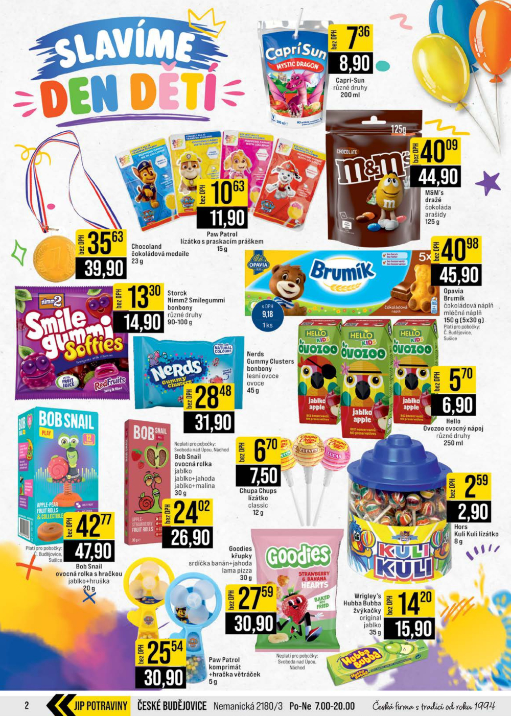 Leták JIP leták CC Cash & Carry - České Budějovice, Most, Náchod, Svoboda nad Úpou, Sušice - strana 2