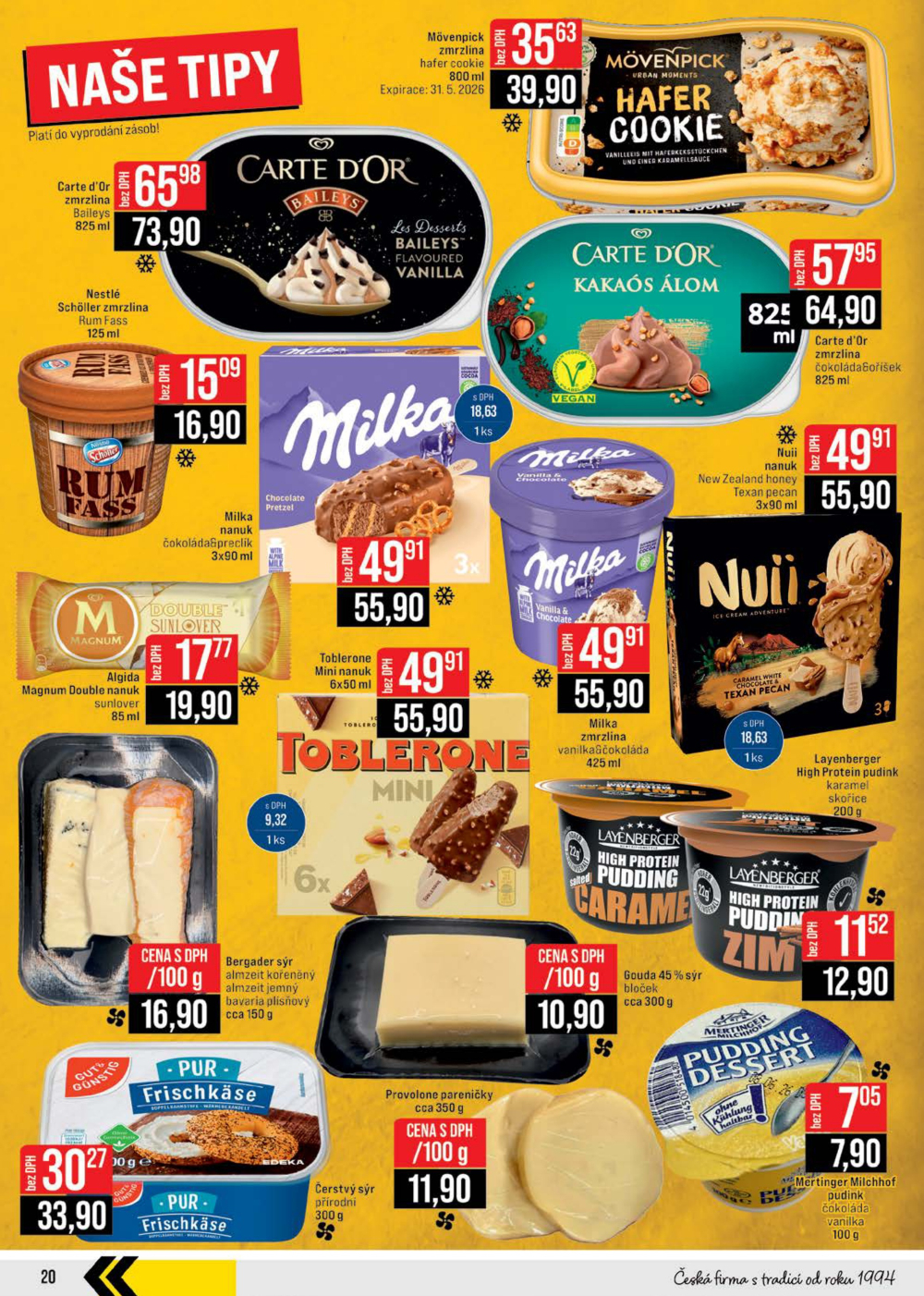 Leták JIP leták CC Cash & Carry - Brno, Ostrava, Praha, Polička, Olomouc, Karlovy Vary, Zlín, Jilemnice, Pardubice - strana 20