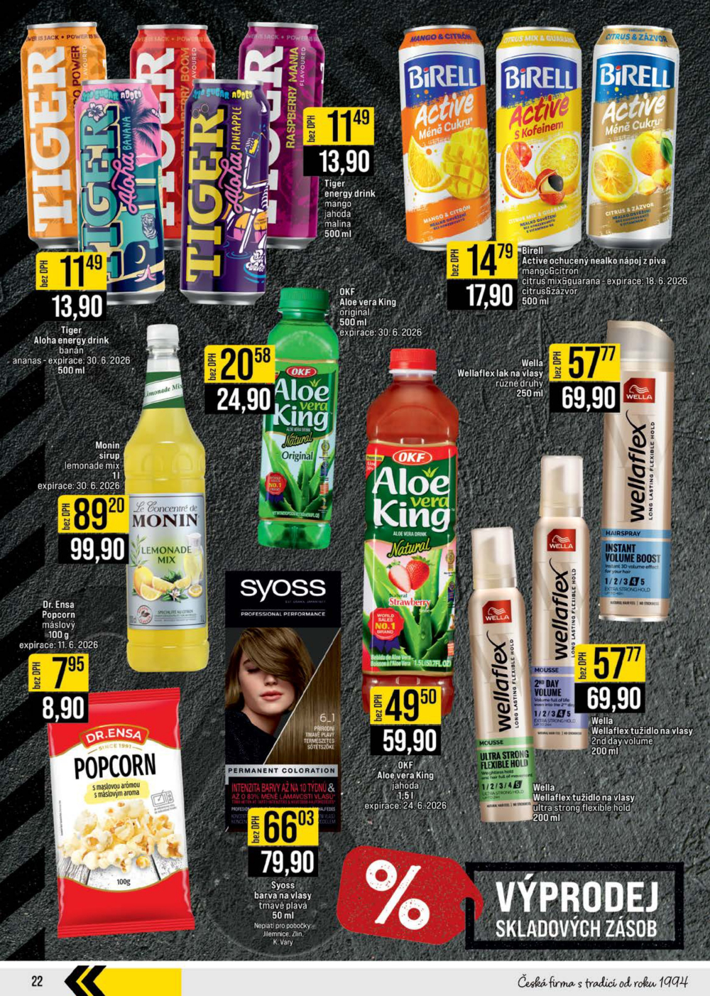 Leták JIP leták CC Cash & Carry - Brno, Ostrava, Praha, Polička, Olomouc, Karlovy Vary, Zlín, Jilemnice, Pardubice - strana 22