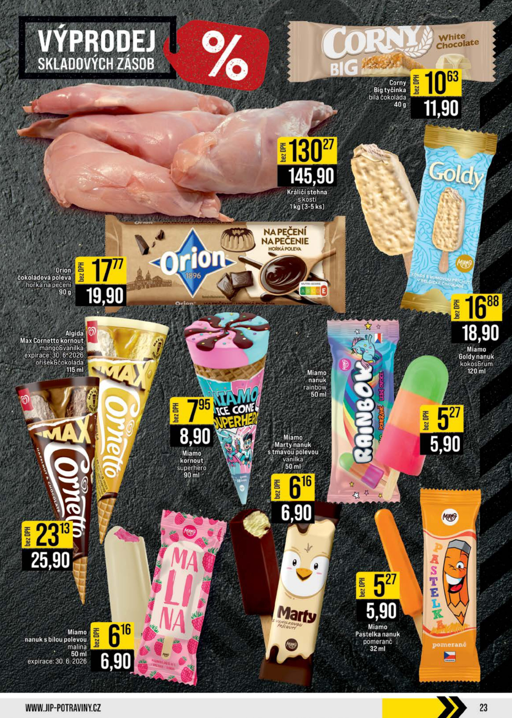 Leták JIP leták CC Cash & Carry - Brno, Ostrava, Praha, Polička, Olomouc, Karlovy Vary, Zlín, Jilemnice, Pardubice - strana 23