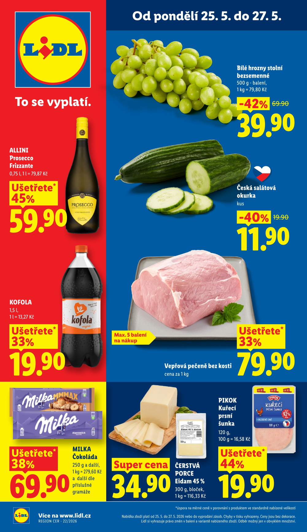 Leták Lidl leták od pondělí - strana 1