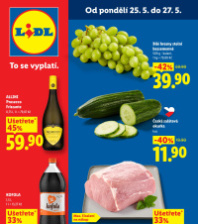Akční leták Lidl  od pondělí