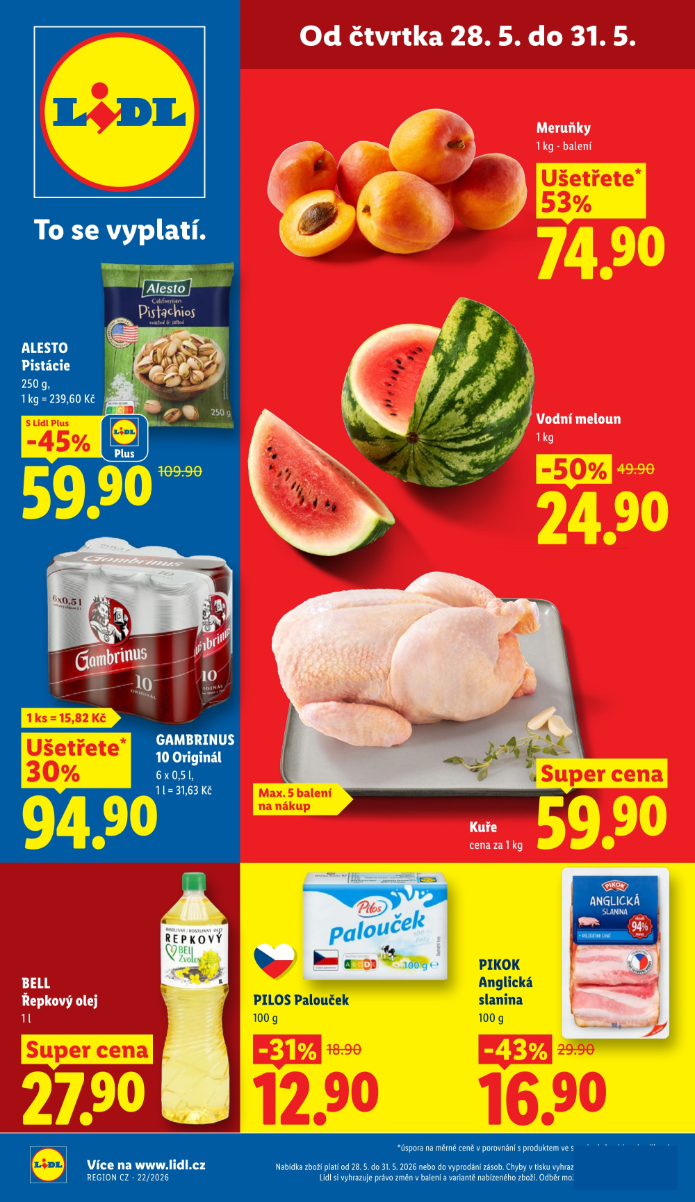Leták Lidl leták od čtvrtka - strana 1