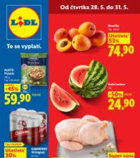 Akční leták Lidl  od čtvrtka