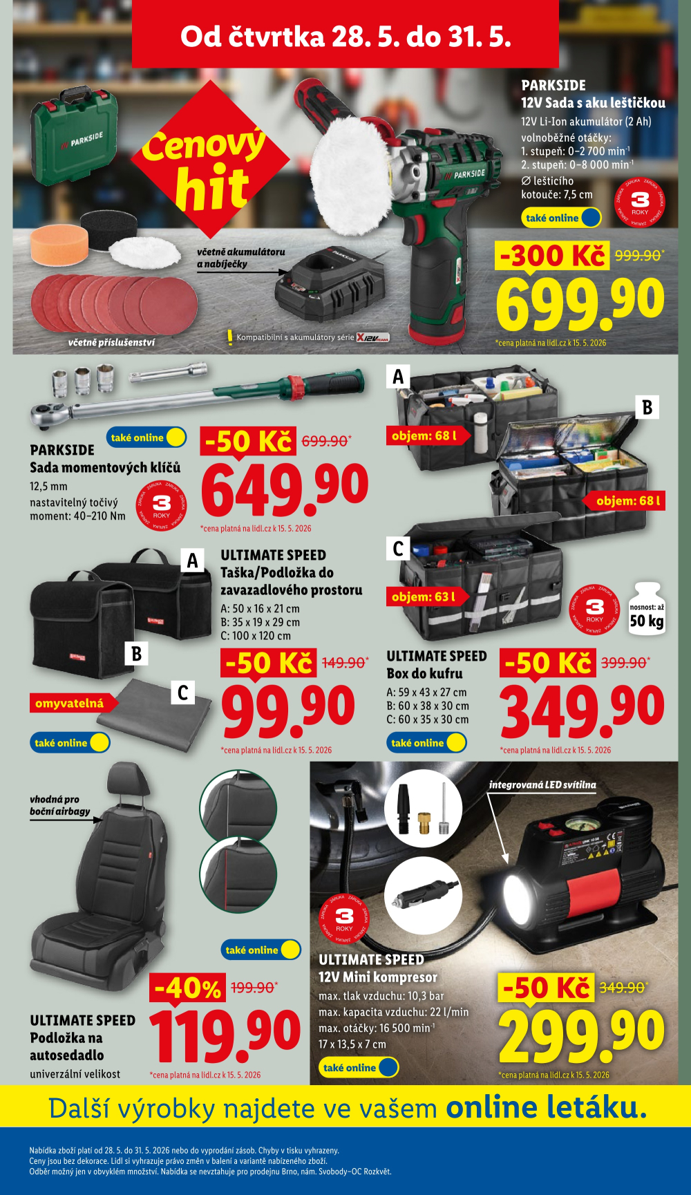 Leták Lidl leták - Nabídka spotřebního zboží - strana 17