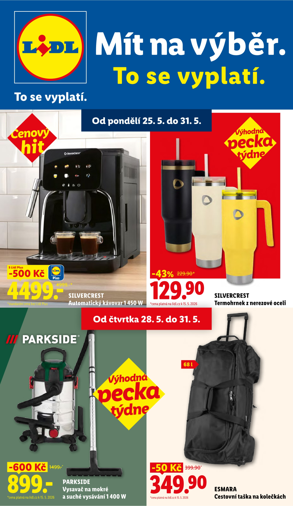 Leták Lidl leták - Nabídka spotřebního zboží - strana 1