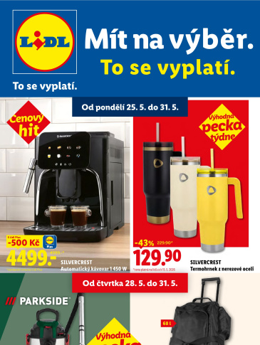 Lidl leták - Nabídka spotřebního zboží