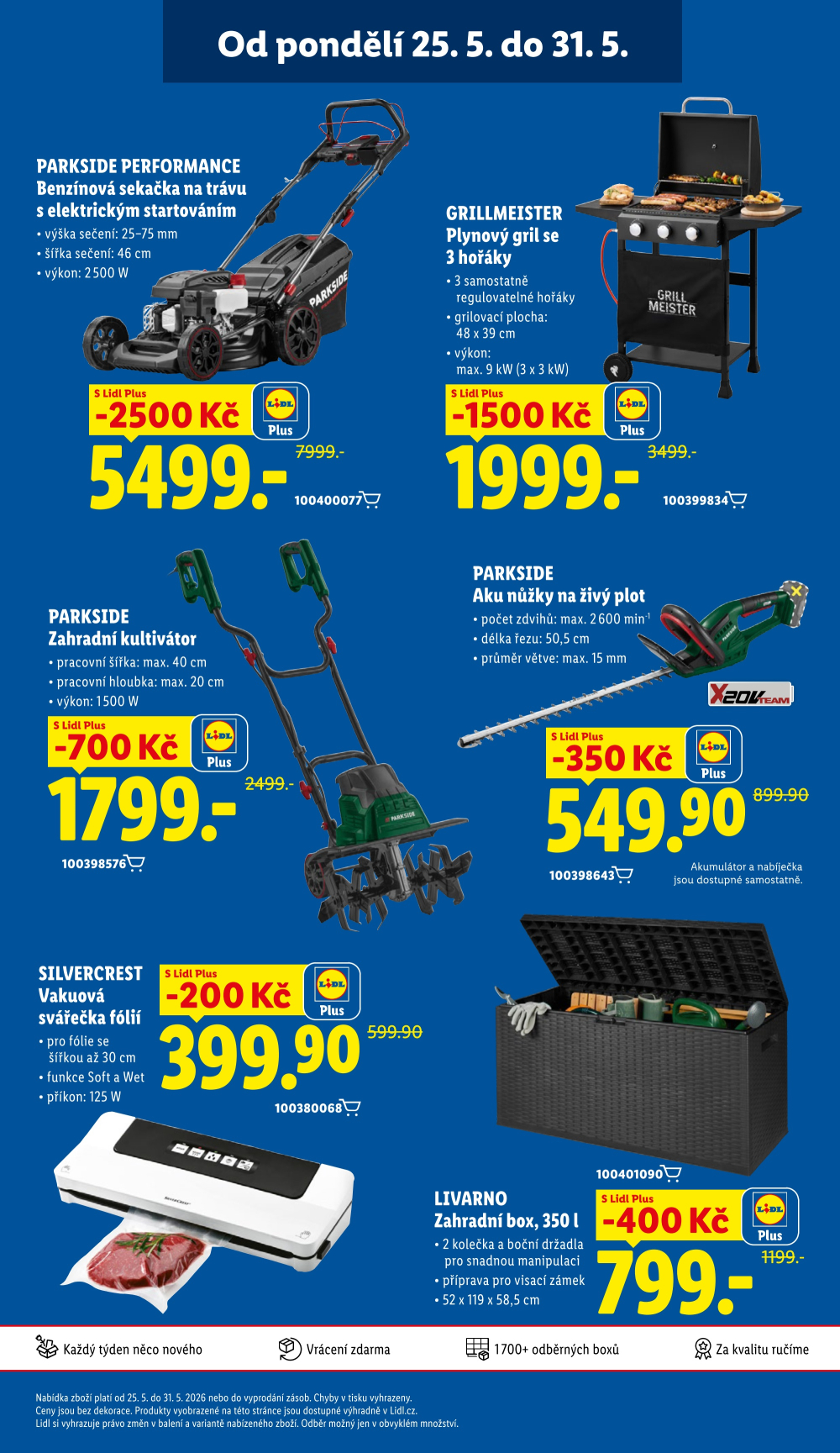 Leták Lidl leták - Nabídka spotřebního zboží - strana 29