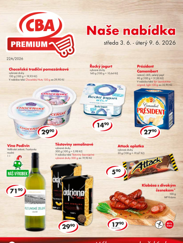 CBA Premium leták