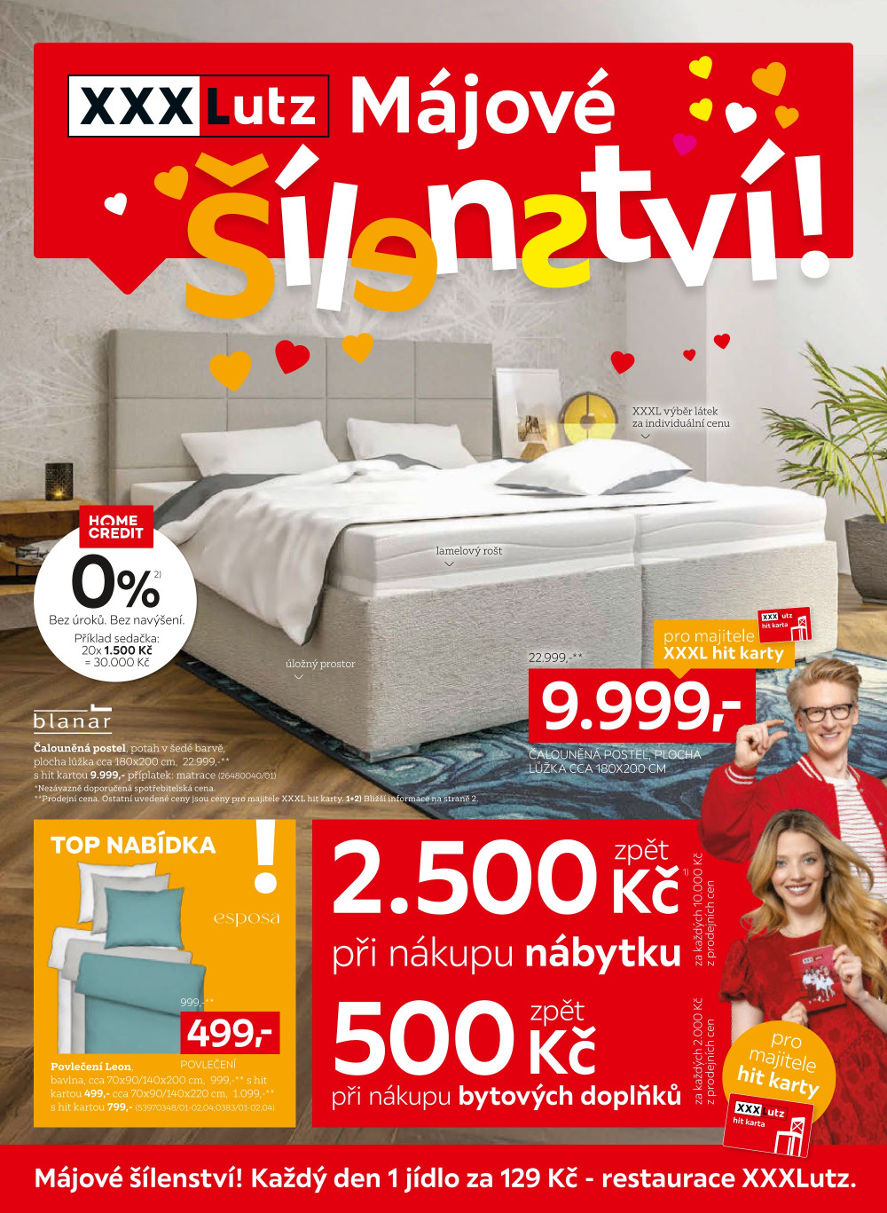Leták XXXLutz leták - Májové šílenství - strana 1