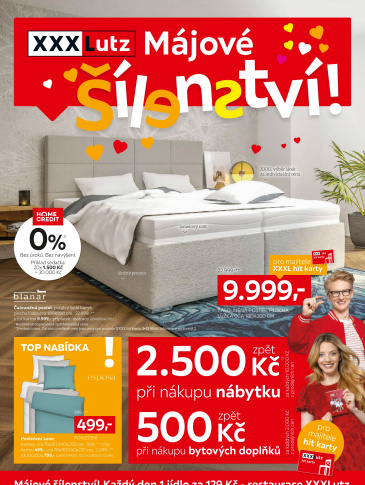 XXXLutz leták - Májové šílenství