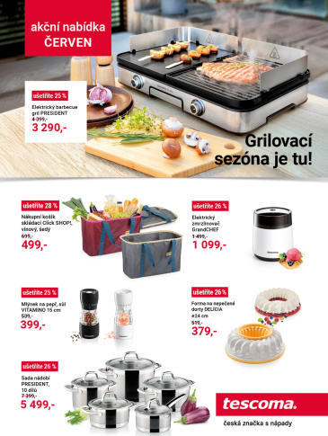 Tescoma leták - Akční nabídka červen